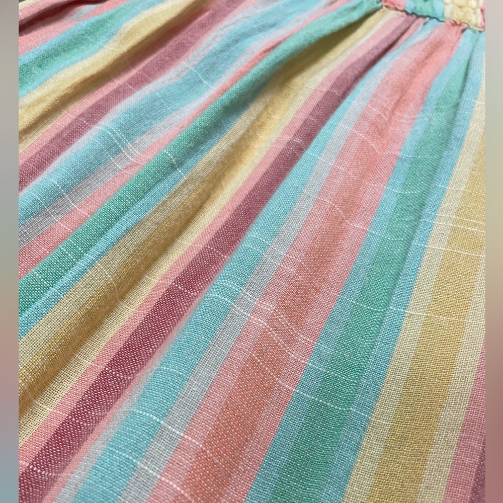 O’Neill Kenzie Striped Summer Sun Dress Women’s Size M Coastal Beach Surfer Girl - Picture 15 of 16